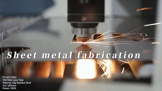 Découpe au laser Service de fabrication de tôle d'acier inoxydable Boîtier en tôle Marquage laser Service de logo Pièces d'estampage en métal